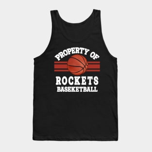 Proud Name Rockets Graphic Property Vintage Basketball Tank Top
